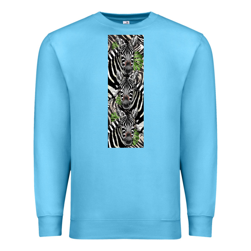 Zebra Premium Sweatshirt by LillyAllenDesigns | Teevron