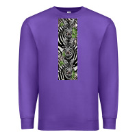 Purple zebra Premium Sweatshirt - LillyAllenDesigns
