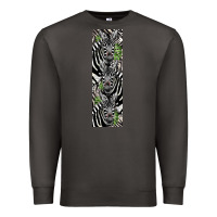 Smoke zebra Premium Sweatshirt - LillyAllenDesigns