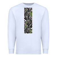 White zebra Premium Sweatshirt - LillyAllenDesigns