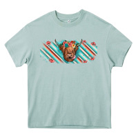 Arona cow floral Heavy Core Tee - JahusDesignShop