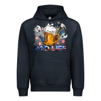 Navy dad life beer and tools Urban Hoodie - BarkalooDesign