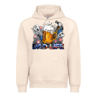 Sandshell dad life beer and tools Urban Hoodie - BarkalooDesign
