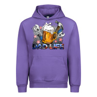 Tulip dad life beer and tools Urban Hoodie - BarkalooDesign