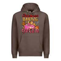 Coffee christmas baking queen Premium Hoodie - FaDigitalArtStudio