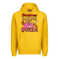 Lemon christmas baking queen Premium Hoodie - FaDigitalArtStudio