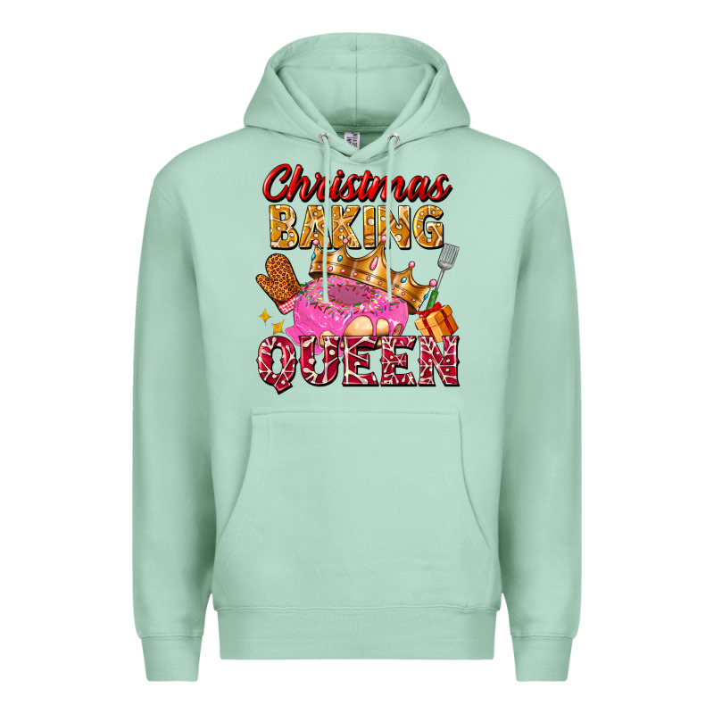 Christmas Baking Queen Premium Hoodie by FaDigitalArtStudio | Teevron