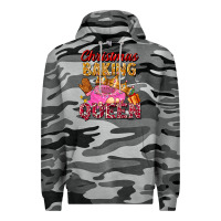 Slate Camo christmas baking queen Premium Hoodie - FaDigitalArtStudio