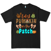 Black cutest pumpkin in the patch Premium Tee - BundleAndBundleShop