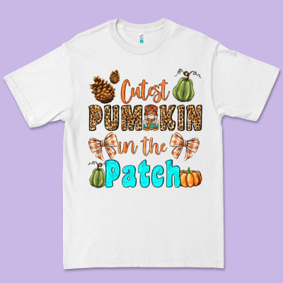 Cutest Pumpkin In The Patch Premium Tee Designed By Bundleandbundleshop