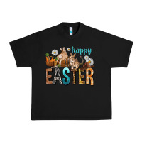 Black Happy Easter with Cowboy Urban Heavy Tee - NancyCooperArtShop