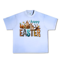 Grape Ice Happy Easter with Cowboy Urban Heavy Tee - NancyCooperArtShop