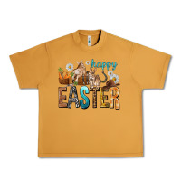 Peanut Butter Happy Easter with Cowboy Urban Heavy Tee - NancyCooperArtShop
