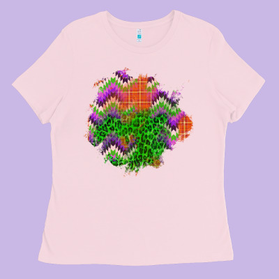 Halloween Patch Ladies Tee Designed By Bundleandbundleshop