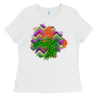 White halloween patch Ladies Tee - BundleAndBundleShop
