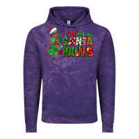 Cloud Purple i believe in santa paws Vintage Hoodie - texasbilliewilder