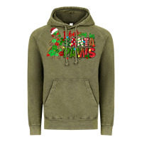 Vintage Olive i believe in santa paws Vintage Hoodie - texasbilliewilder