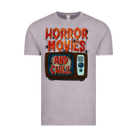 Vintage Zinc Horror Movies and Chill Vintage Tee - texasbilliewilder