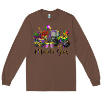 Chestnut mardi gras tractor Long Sleeve Tee - CowGirlArtShop