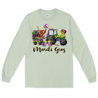 Matcha mardi gras tractor Long Sleeve Tee - CowGirlArtShop