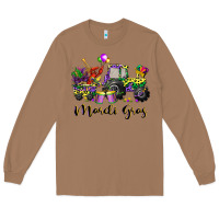 Toasted Coconut mardi gras tractor Long Sleeve Tee - CowGirlArtShop
