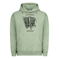 Pigment Oil Green A Feathered indians tyler darling childers art gift for fans Urban Hoodie - tuanDangUi
