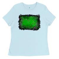 Baby Blue halloween background Ladies Tee - RanaPortraitStore