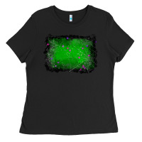 Black halloween background Ladies Tee - RanaPortraitStore