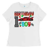 White birthday boy 1 Ladies Tee - BundleAndBundleShop