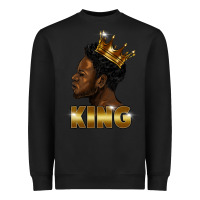 Black black king Heavyweight Sweatshirt - FaDigitalArtStudio