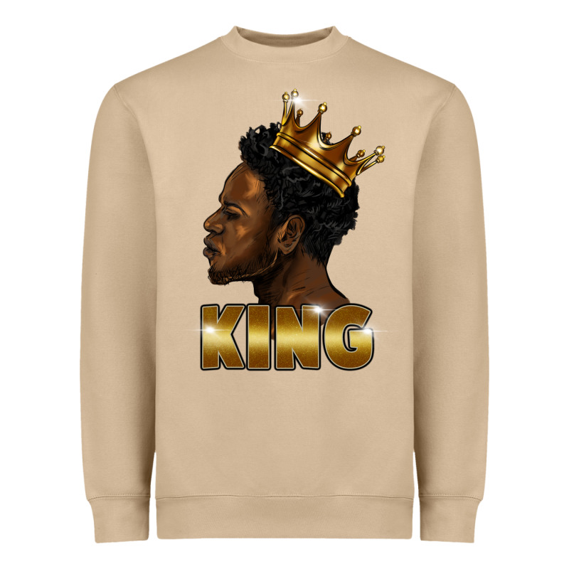 Black King Heavyweight Sweatshirt by FaDigitalArtStudio | Teevron