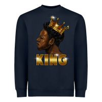 Navy black king Heavyweight Sweatshirt - FaDigitalArtStudio