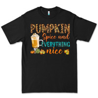 Black pumpkin spice and everything nice Premium Tee - BundleAndBundleShop