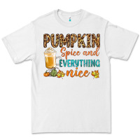White pumpkin spice and everything nice Premium Tee - BundleAndBundleShop