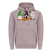 Vintage Zinc Halloween gnomes Vintage Hoodie - NancyCooperArtShop