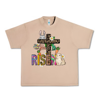 Burro He is risen Easter Urban Heavy Tee - NancyCooperArtShop