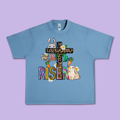 He Is Risen Easter Urban Heavy Tee Designed By Nancycooperartshop