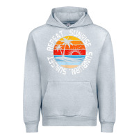 Heather Grey sunrise sunburn sunset repeat retro vintage gift vacation t shirt Urban Hoodie - tuanDangUi