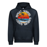 Navy sunrise sunburn sunset repeat retro vintage gift vacation t shirt Urban Hoodie - tuanDangUi