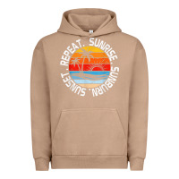 Pigment Burro sunrise sunburn sunset repeat retro vintage gift vacation t shirt Urban Hoodie - tuanDangUi