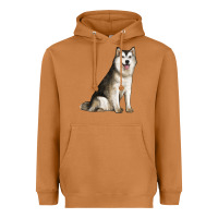 Meerkat Alaskan Malamute Dog Heavyweight Hoodie - LillyAllenDesigns