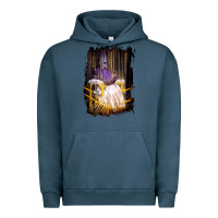 Pigment Midnight Navy Francis Bacon Screaming Pope painting art lover gift  1 Urban Hoodie - tuanDangUi