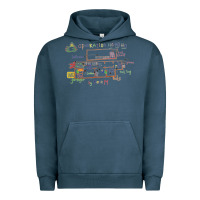 Pigment Midnight Navy operation ho ho ho Urban Hoodie - tuanDangUi