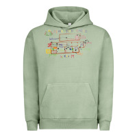 Pigment Oil Green operation ho ho ho Urban Hoodie - tuanDangUi