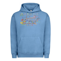 Pigment Pebble Blue operation ho ho ho Urban Hoodie - tuanDangUi