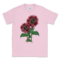 Bubblegum Pink 2 Chocolate sunflower Classic Tee - LillyAllenDesigns
