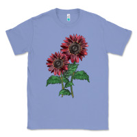 Colony Blue 2 Chocolate sunflower Classic Tee - LillyAllenDesigns