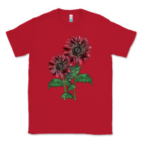 Red 2 Chocolate sunflower Classic Tee - LillyAllenDesigns