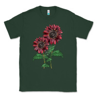 Sports Green 2 Chocolate sunflower Classic Tee - LillyAllenDesigns