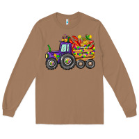 Toasted Coconut mardi gras tractor Long Sleeve Tee - CowGirlArtShop